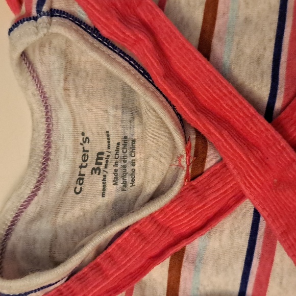 "3 months" NWOT baby girl overall outfit πΆπ - Picture 5 of 6